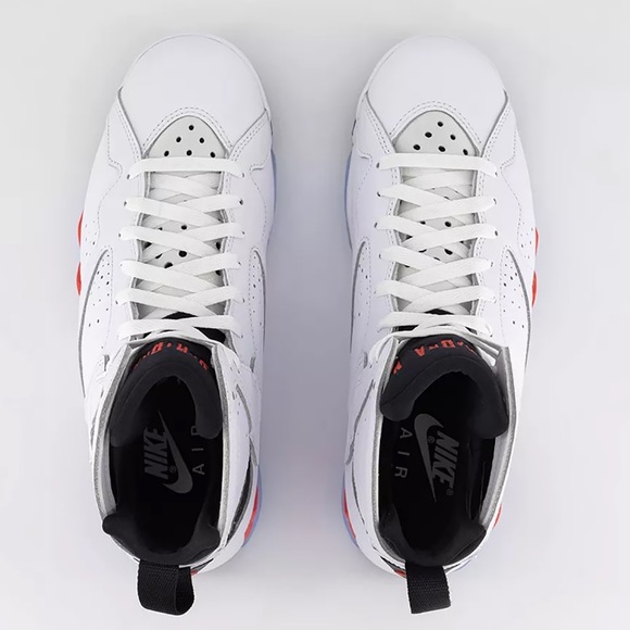 Jordan 7 Retro “White Infrared” sneakers, New in DAMAGED box, M12 - Picture 4 of 11